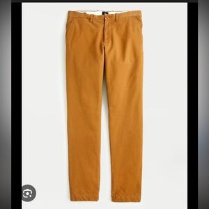 J. Crew 770 Straight-Fit flannel lined Pants in Camel Brown (32w x34L)